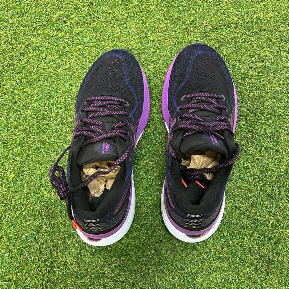 Asics Gel Kayano 29 Womens Running Shoes Black Purple 1012B272 Size 6